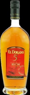 Bouteille de spiritueux : 5 de la marque Demerara Distillers Ltd