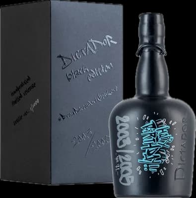 Bouteille de spiritueux : Black Edition Happiness de la marque Dictador