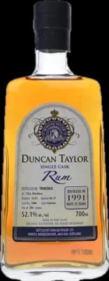 Bouteille de spiritueux : Single Cask Rum 1991 Aged 25 Years (T.D.L. Distillery) de la marque Duncan Taylor