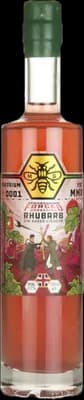Bouteille de spiritueux : Forced Darkeside Rhubarb Gin Liqueur de la marque Zymurgorium