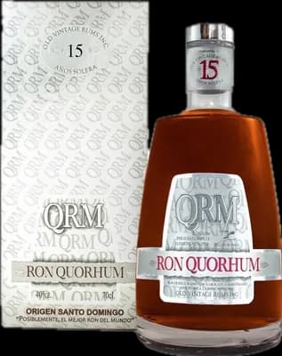 Bouteille de spiritueux : Ron Quorhum 15 Años Solera de la marque Quorhum