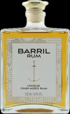 Bouteille de spiritueux : Unique Cask Aged Rum de la marque Barril Rum