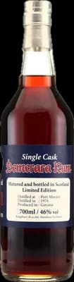 Bouteille de spiritueux : Demerara Rum Single Cask de la marque Port Mourant