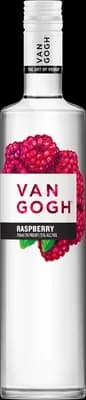 Bouteille de spiritueux : Raspberry de la marque Van Gogh