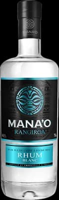 Bouteille de spiritueux : Rangiroa Rhum Blanc de la marque Mana’o