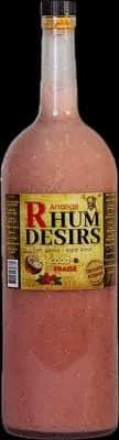 Bouteille de spiritueux : Planteur - Coco Fraise de la marque Rhum Désirs