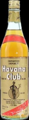 Bouteille de spiritueux : Old Gold Dry 5 Year Old 1980s de la marque Havana Club
