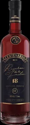 Bouteille de spiritueux : Reserva de la Familia 18 ans de la marque Centenario