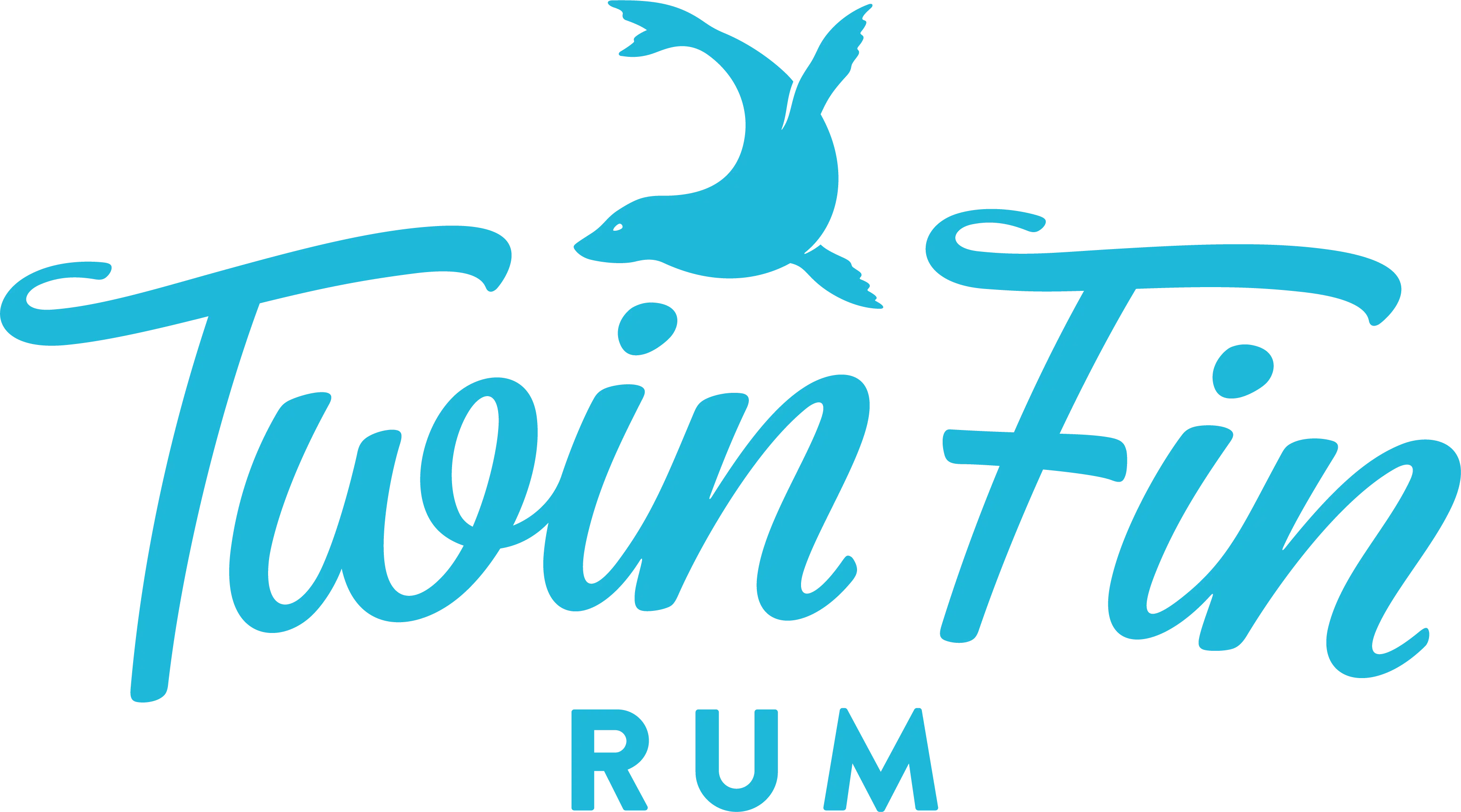 Logo de la marque de spiritueux : Twin Fin Rhum